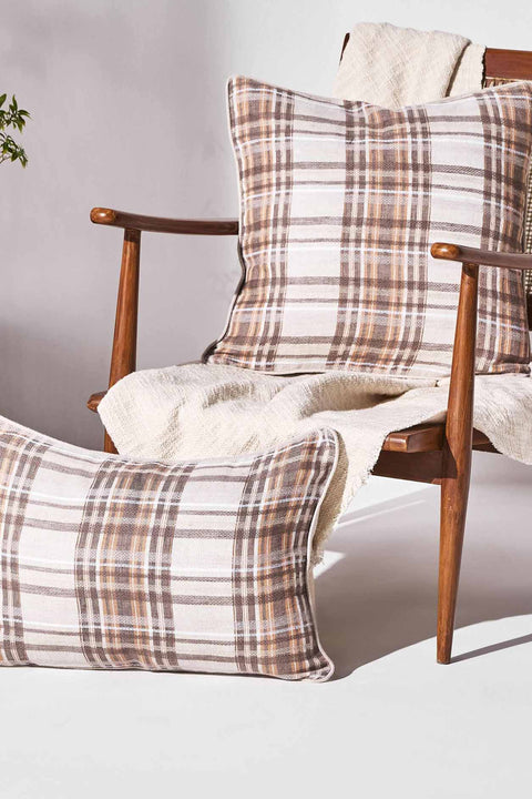 Autumn Plaid Cushion Cover