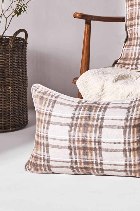 Autumn Plaid Cushion Cover