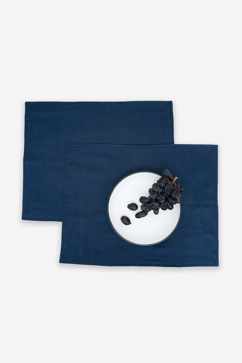 NAVY LINEN PLACEMAT