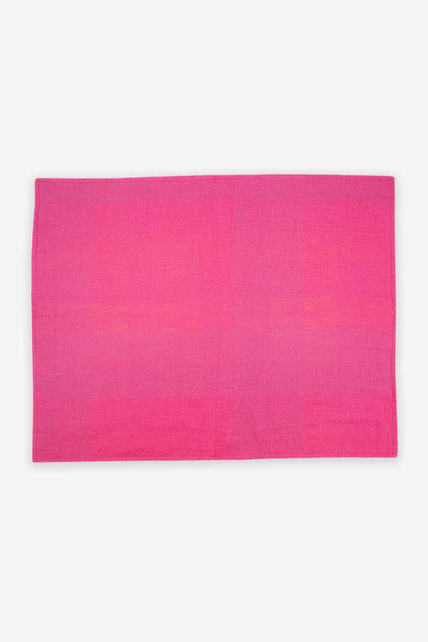 PINK CHECKS LINEN PLACEMAT