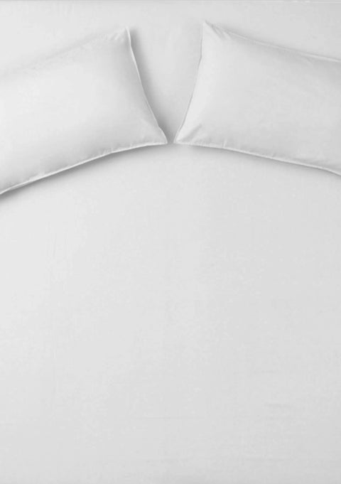 Off White 100% Organic Cotton Bedsheet with Pillow covers (300 TC)