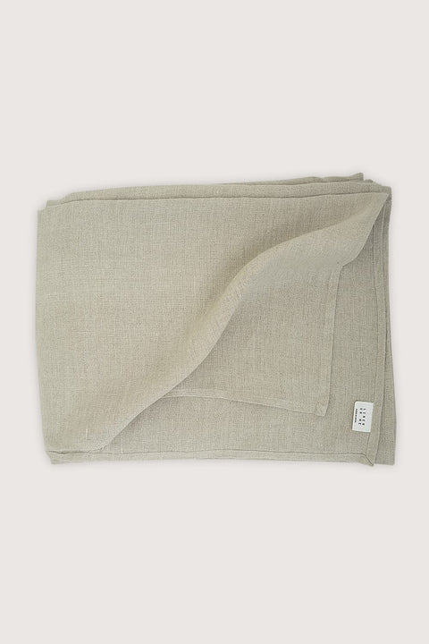Linen Table Cloth - Beige