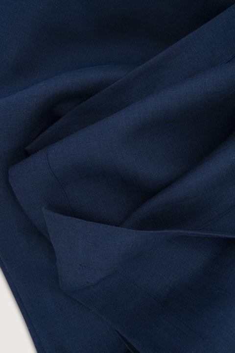 NAVY LINEN TABLE CLOTH