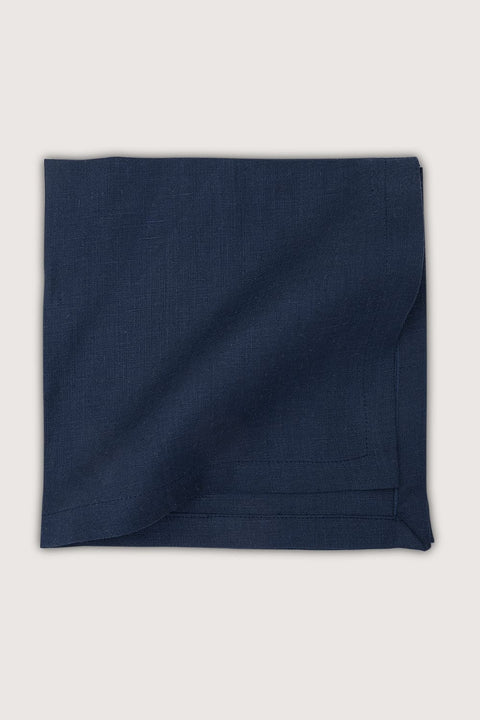 NAVY LINEN DINNER NAPKIN