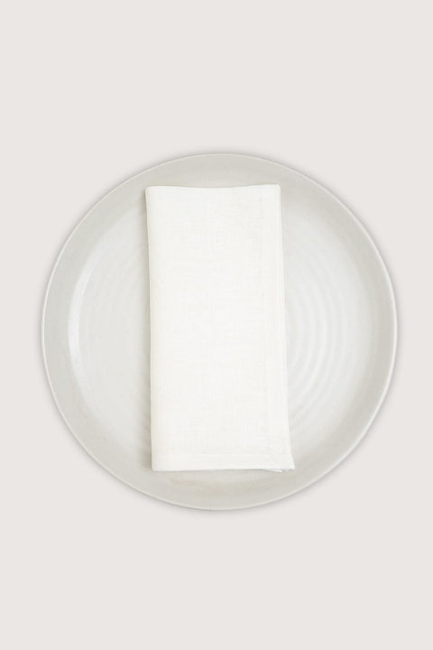 OFF WHITE LINEN DINNER NAPKIN