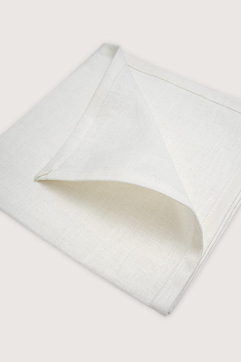 OFF WHITE LINEN DINNER NAPKIN