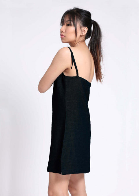 Slip Dress in- Black