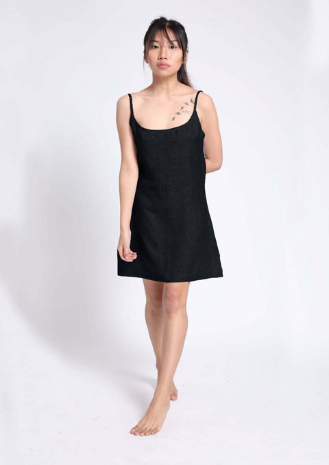 Slip Dress in- Black