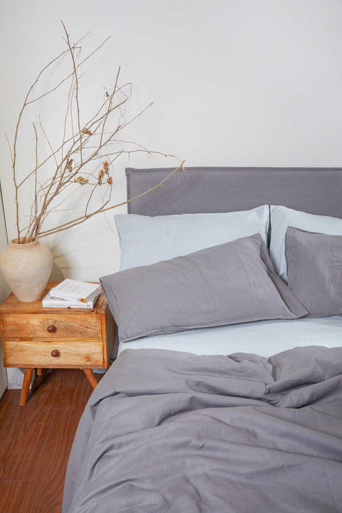 Mint- 100% Linen Duvet Cover