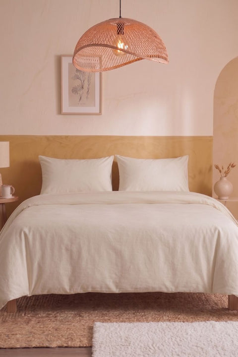 Cream - Classic Cotton Duvet Cover (300 TC)
