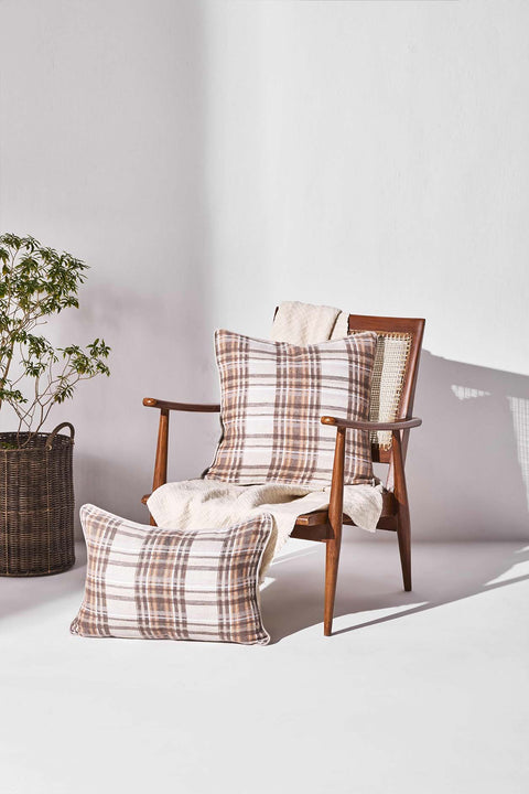 Autumn Plaid Cushion Cover