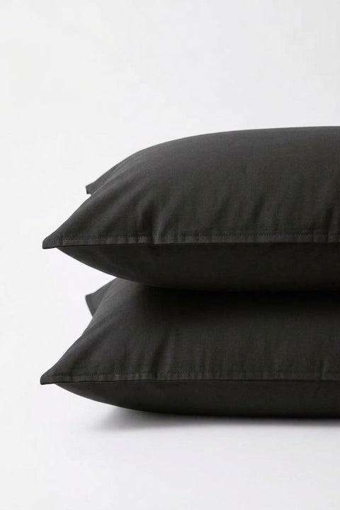 Black- 100% Organic Cotton Pillowcase (300 TC)