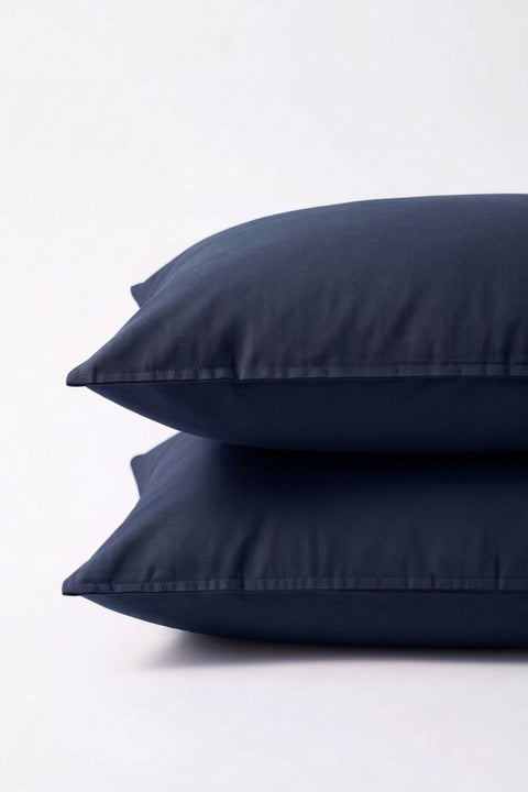 Navy - Classic Cotton Pillowcase (300 TC)