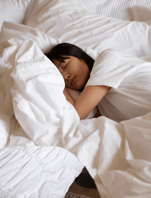 100% Organic Cotton Bedsheet With Gather Pillowcases- White (300TC)