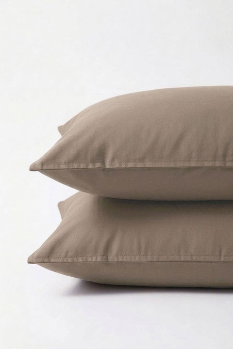 Mocha - Classic Cotton Pillowcase (300 TC)