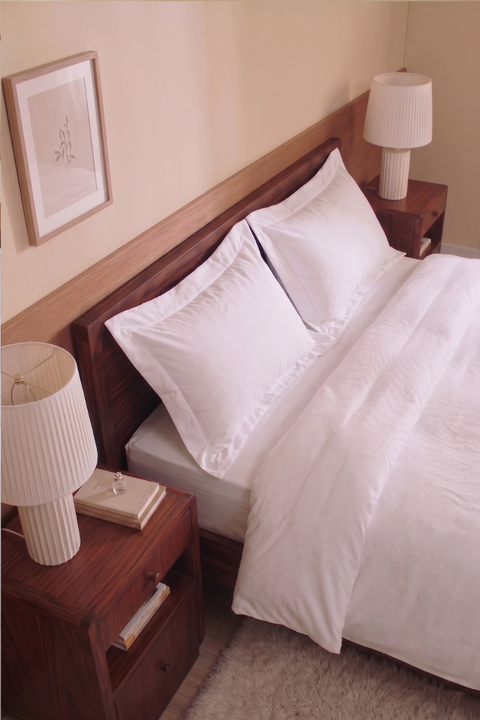 White - 100% Organic Cotton Duvet Cover (300 TC)