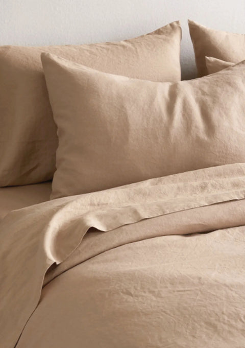Desert Peach- 100% Linen Duvet Cover