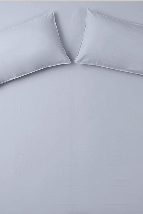 Cotton sateen sheet set- Dove grey