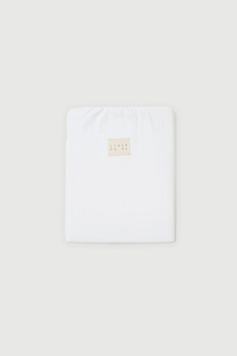 Cotton Sateen sheet set with gathered pillowcases