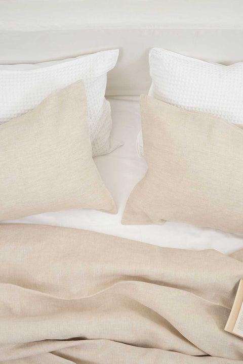 LOM Luxury Pure linen sheet set- Natural Beige
