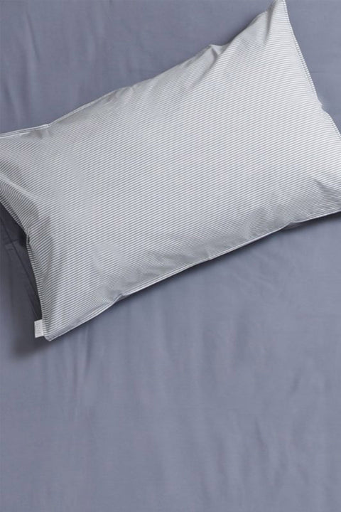 Organic cotton sheet set with reversible pillowcases- Slate