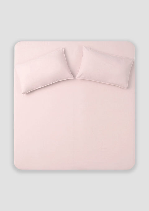 Organic Cotton Sheet Set- Blush Pink