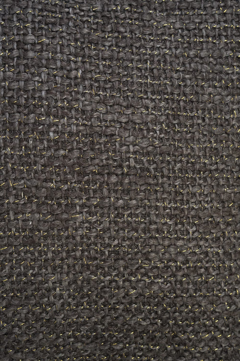 WOVEN TEXTURED CUSHION COVER BROWN