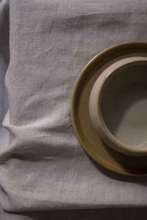 Linen Table Cloth - Beige