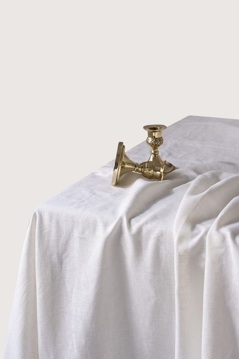 OFF WHITE LINEN TABLE CLOTH