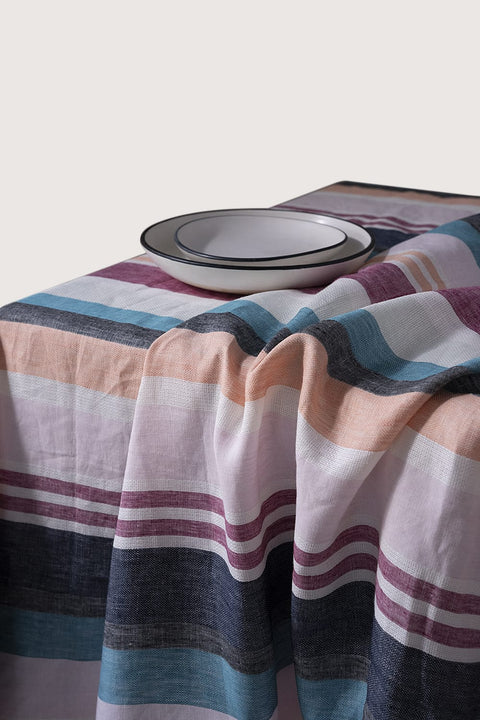 STRIPED LINEN TABLE CLOTH