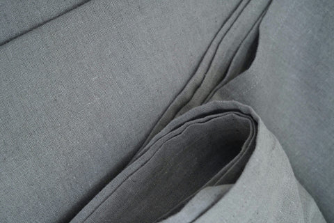 GREY LINEN TABLE RUNNER