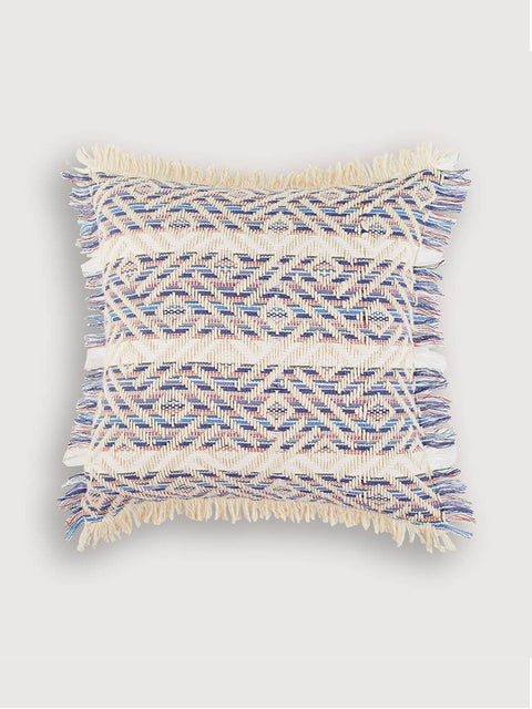 Boho cushion cover with Frayed edges