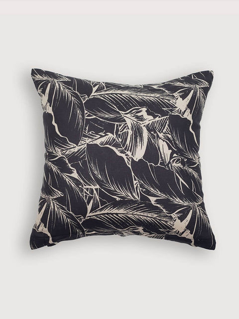 Linen blend Palm Print cushion cover