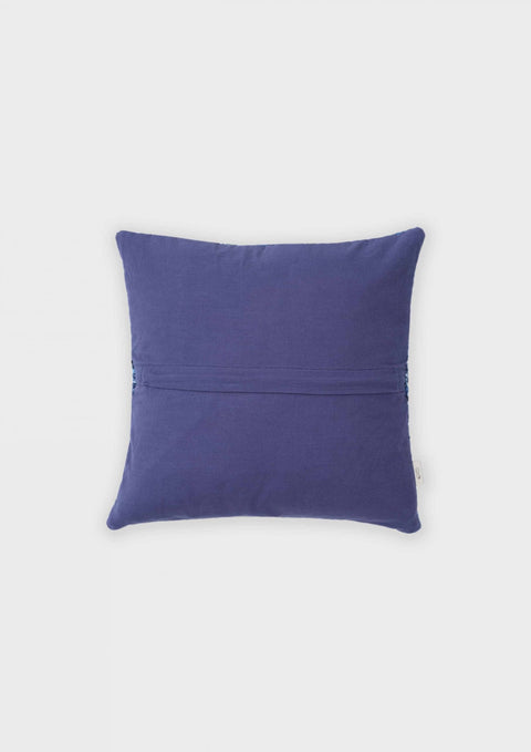 Hand Woven Cushion Cover - Blue