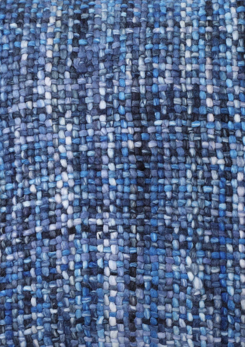 Hand Woven Cushion Cover - Blue