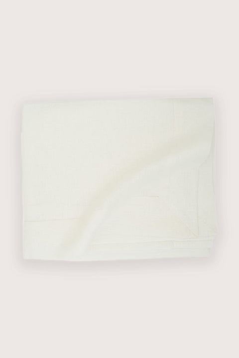 OFF WHITE LINEN TABLE CLOTH
